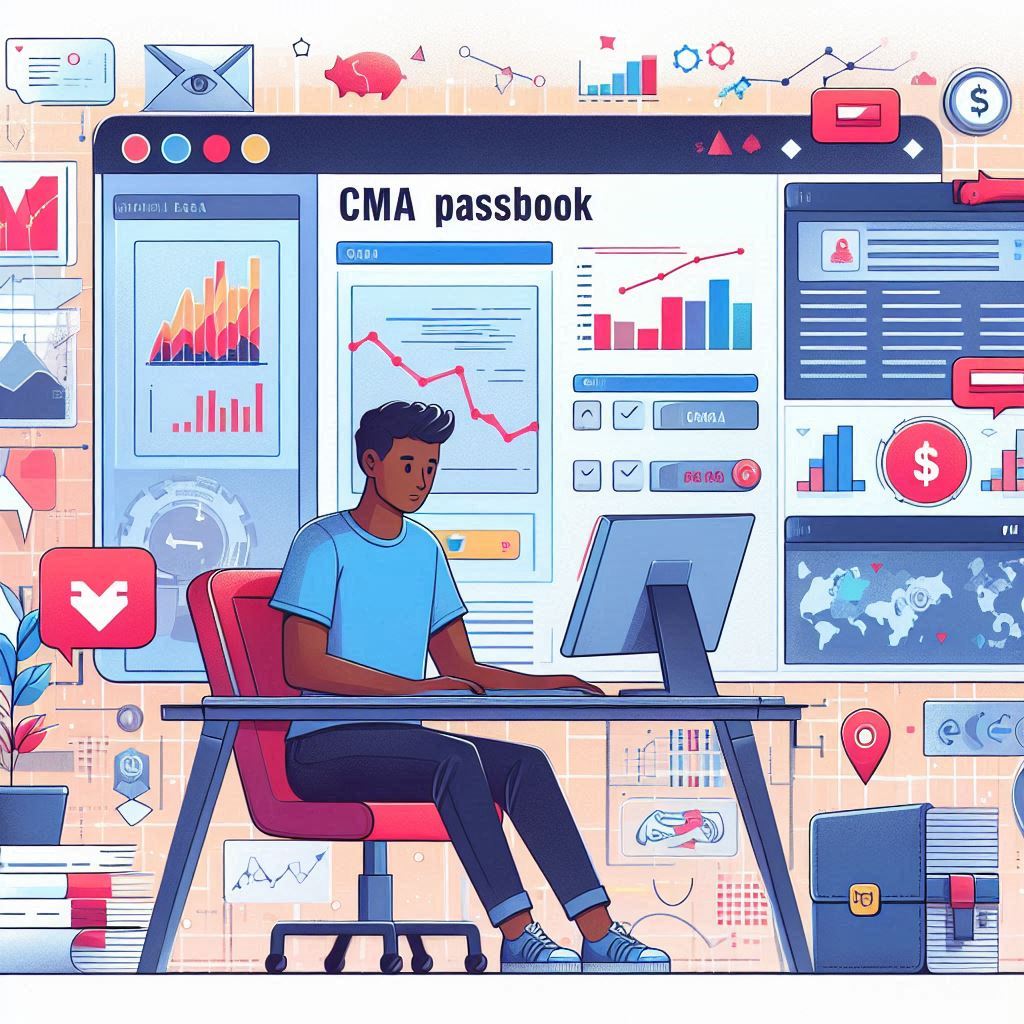 2030 세대가 CMA통장을 개설하고 자동저축비법으로 재테크를 시작하는 모습