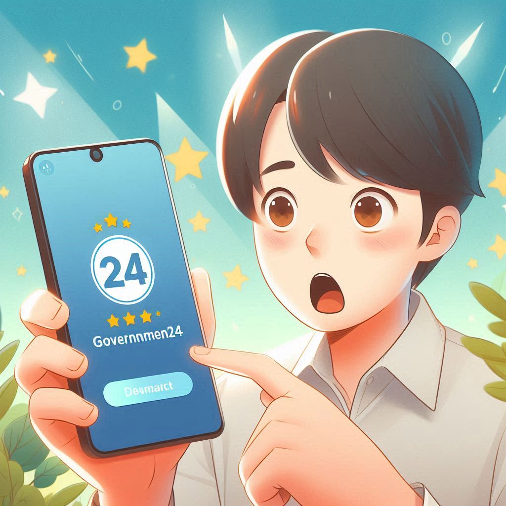 정부24 앱의 숨겨진 기능을 발견하고 놀라는 한국인 청년