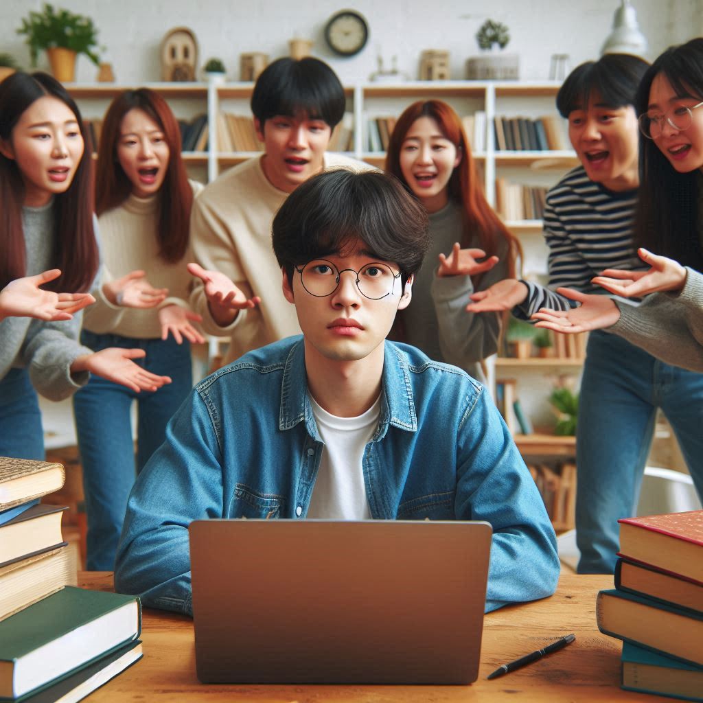 챗GPT 무료 사용법 앞에서 막막함을 느끼는 한국인 청년